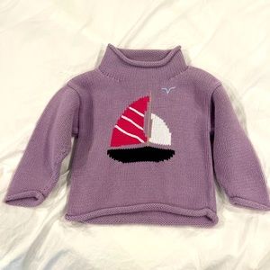 Red Wagon Boston Toddler Girl’s Sailboat Sweater